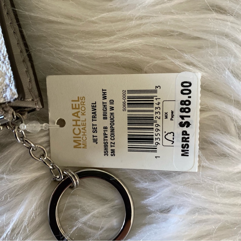 New Michael Kors jet set small coin pouch with ID wallet - Picture 9 of 15